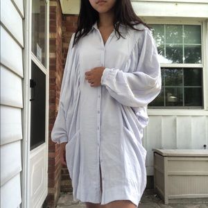 free people button up oversized dress